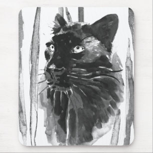 Panther Portrait Mouse Mat