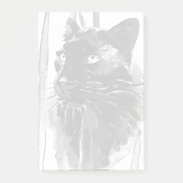 Panther Portrait Post-it Notes (Front)