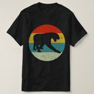 panther retro vintage  silhouette 70s T-Shirt