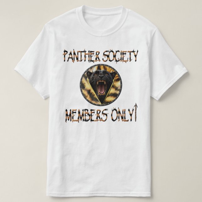 Panther Society MO T-Shirt (Design Front)