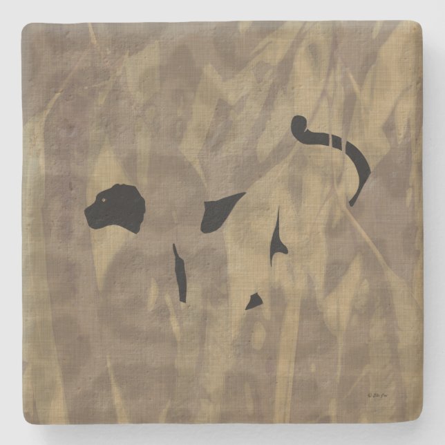 Panther Stone Coaster (Front)