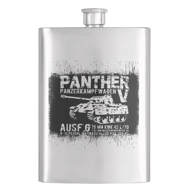 Panther Tank Classic Flask (Front)