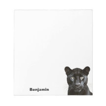Panther Wild Animal Portrait Personalised Name