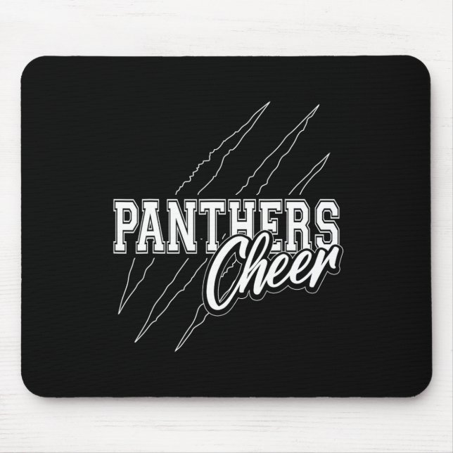 Panthers Cheer Back To School Cheerleading Team Sp Mouse Mat (Front)
