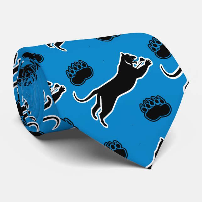 Panthers / Cougars on Any Colour Necktie (Rolled)