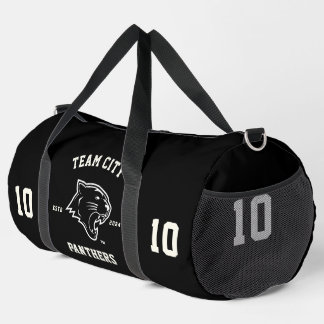 Panthers "Customizable" Sport Team Duffle Bag