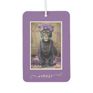 Panther's Floral Car Air Freshener
