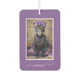 Panther's Floral Car Air Freshener