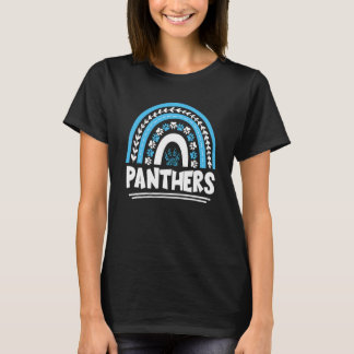 Panthers Rainbow Teacher T-Shirt