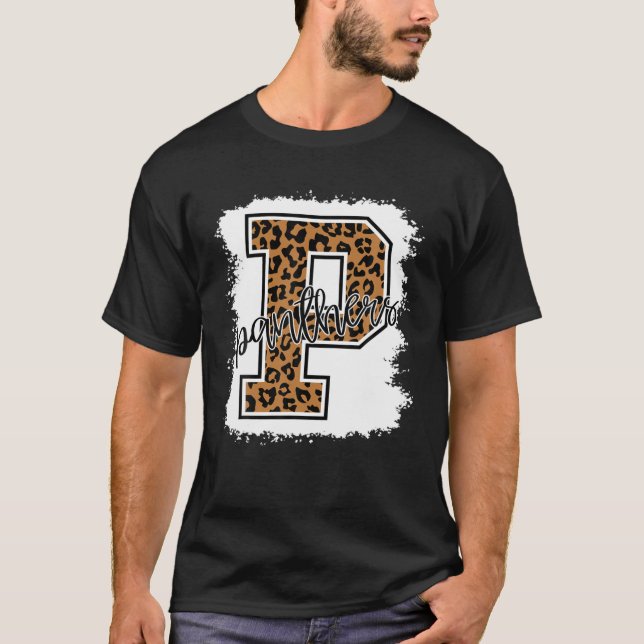 Panthers School Sports Fan Team Spirit Mascot Gift T-Shirt (Front)