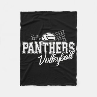 Panthers Volleyll Ck To School Spirit Fleece Blanket