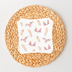 Panties & Palomas Bridal Shower Bachelorette Napkin