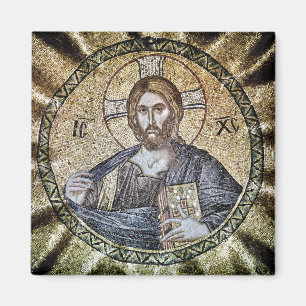 Pantocrator Jesus Christ Lord of All Icon Magnet