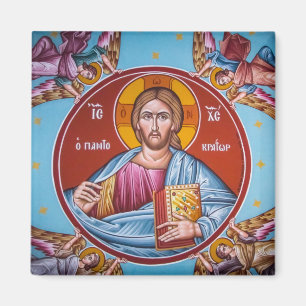 Pantocrator Lord of All Orthodox Christian Icon Magnet