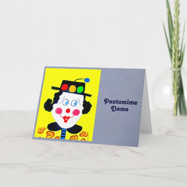 Pantomime Dame Card (Front)