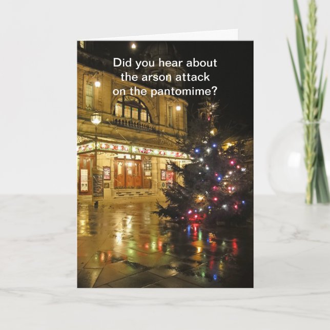 Pantomime Holiday Card (Front)