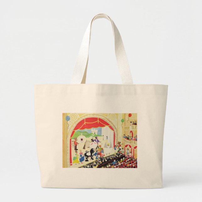 Pantomime Large Tote Bag (Front)