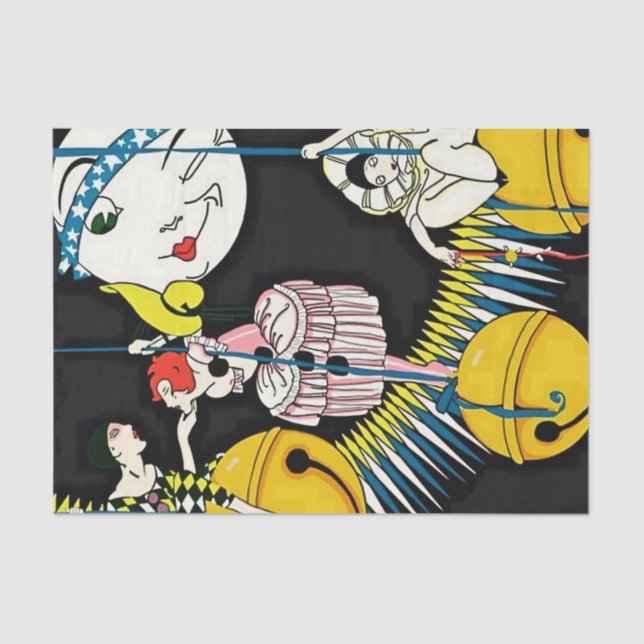 “Pantomime on Jingle Bells” by Jose Carlos Tissue Paper (Front)