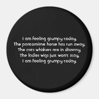 Pantomime. Poem. Black White