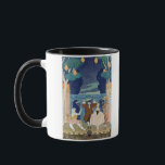 Pantomime Stage, illustration for 'Fetes Galantes' Mug<br><div class="desc">Image:226919  Pantomime Stage,  illustration for 'Fetes Galantes' by Paul Verlaine (1844-96) 1924 (pochoir print). Barbier,  Georges (1882-1932) (after). Private Collection,  The Stapleton Collection.  Art,  Fine Art.</div>