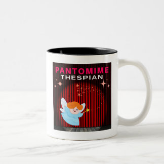 Pantomime Thespian -Fairy Godmother Two-Tone Coffee Mug