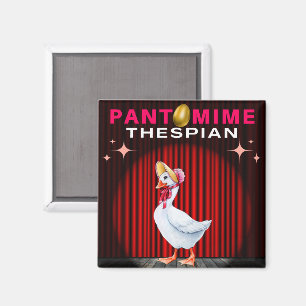 Pantomime Thespian - Mother Goose Magnet