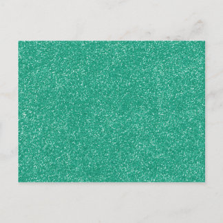 PANTONE Lucite Green with faux Glitter Postcard