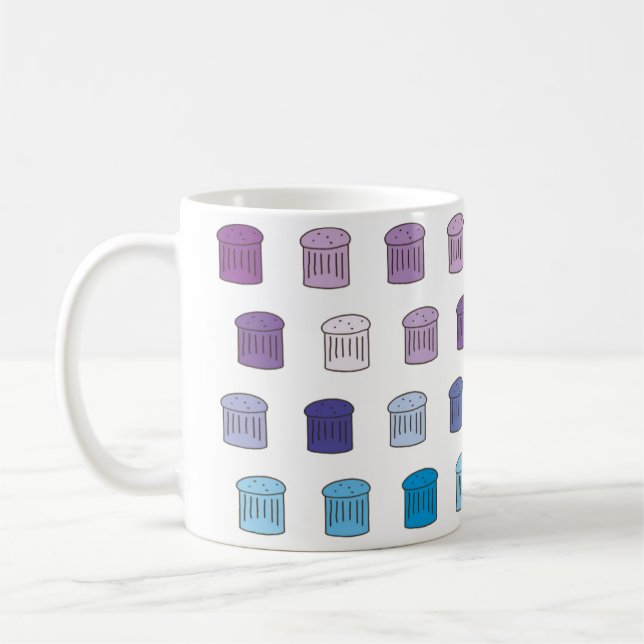Pantone Panettone Mug - Blue / Purple (Left)