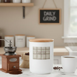 Pantry Adhesive Label - Thin Sage Green and Brick