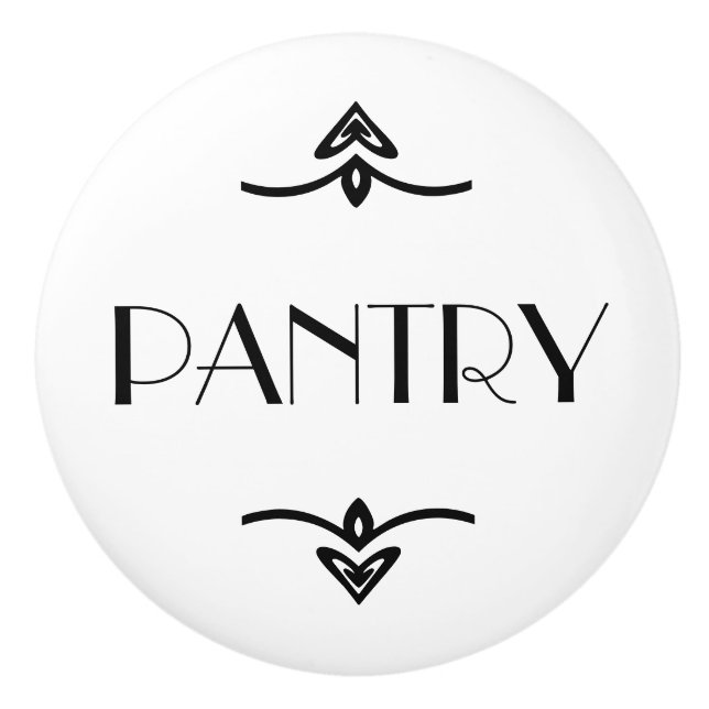 Pantry Ceramic Knob (Front)