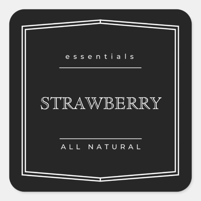 Pantry Label Sticker (Front)