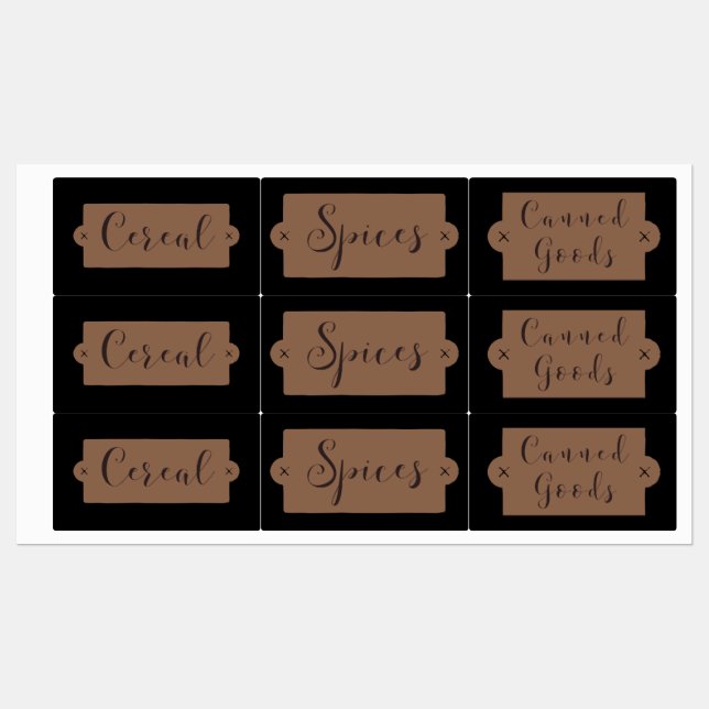 Pantry labels (Sheet)