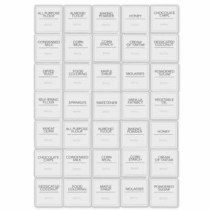 Pantry Labels Stickers