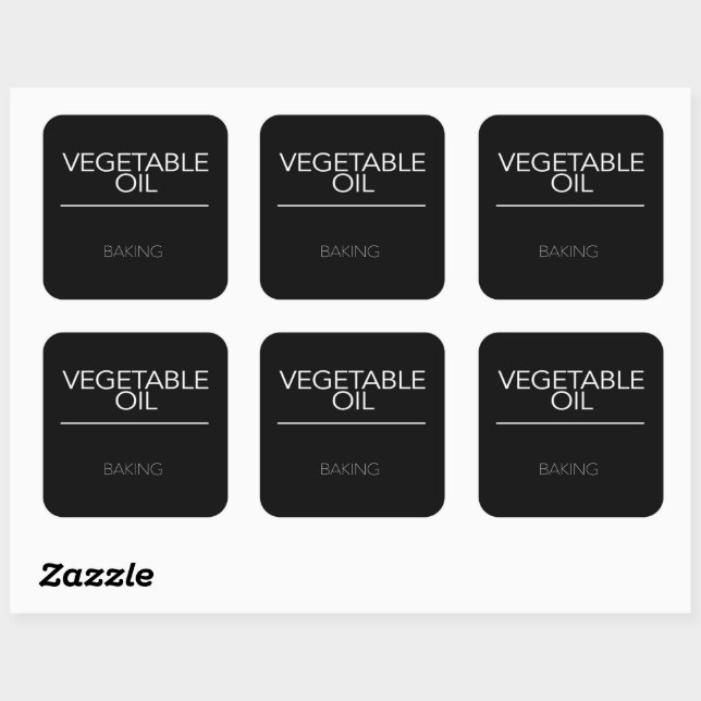 Pantry Labels Stickers (Sheet)