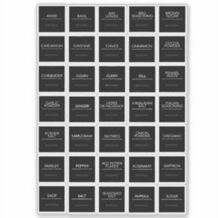 Pantry Labels Stickers