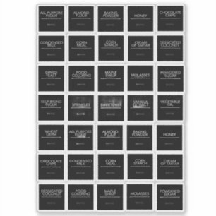 Pantry Labels Stickers