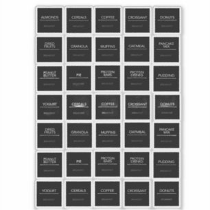 Pantry Labels Stickers