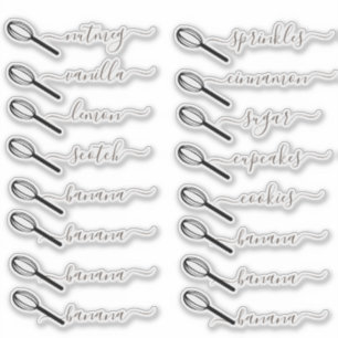 Pantry Organisation Bakery Baking Canister Jar