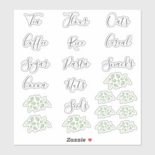 Pantry Staples Labels