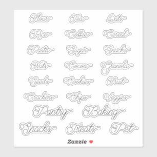 Pantry Staples Labels