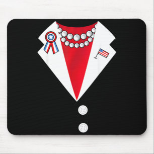 Pantsuit Costume President Funny Halloween Mouse Mat