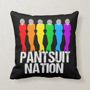 Pantsuit Nation Rainbow Women Cushion