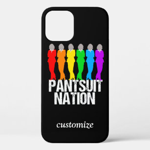 Pantsuit Nation Rainbow Women Custom iPhone 12 Pro Case