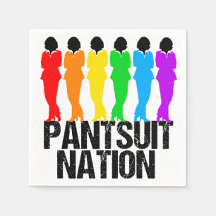 Pantsuit Nation Rainbow Women Napkin