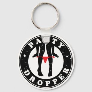 Panty Dropper Custom-Cut Vinyl Sticker Key Ring
