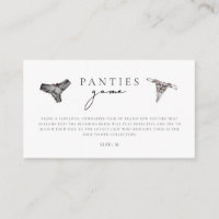 Panty Game Lingerie Bridal Shower