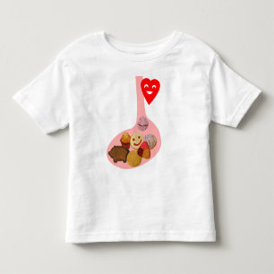 PANza llena, corazón contento Toddler T-Shirt