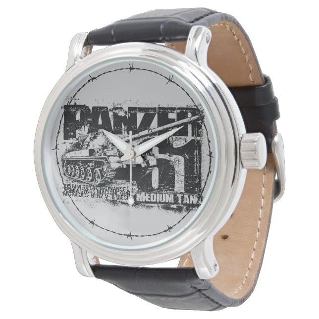 Panzer 61 Wristwatch (Angled)