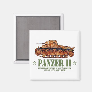 Panzer II A2 World War Two German Light Tank WWII Magnet