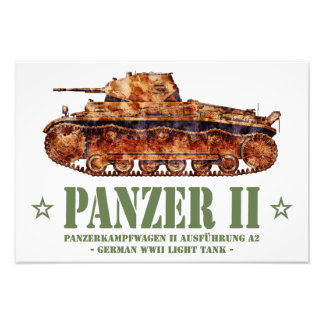 Panzer II A2 World War Two German Light Tank WWII Photo Print